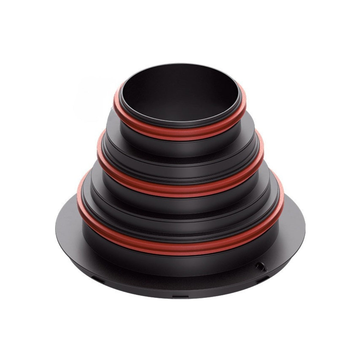 Conector central principal Heatpex Aria Connect Ø125/Ø160/Ø200 mm, Material Polipropilenă (PP), ATC1, Negru