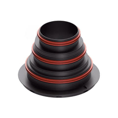 Conector central principal Heatpex Aria Connect Ø125/Ø160/Ø200 mm, Material Polipropilenă (PP), ATC1, Negru