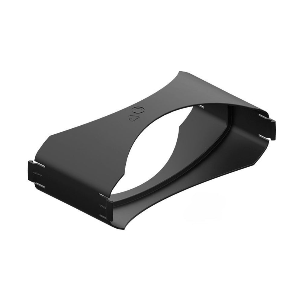 Conector orizontal Heatpex Aria Connect, Material Polipropilenă (PP), ATC1, compatibil cu Ø75 mm/Ø90 mm, Negru