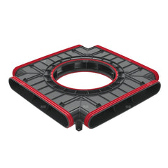 Corp plat cutie de distribuție Heatpex Aria Flat 500, Material Polipropilenă (PP), ATC1, Negru