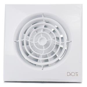 Ventilator baie AURA 5C Silent, Clapeta antiretur, Garantie 2 ani, Motor Long Life 40000h, Debit 180mc/h, Ø125mm