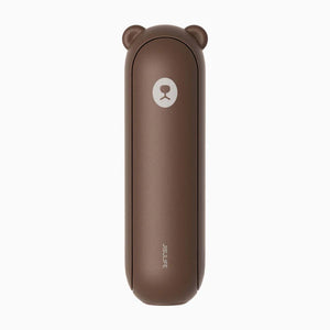 Ventilator portabil de mână JISULIFE, Life8 Plus, autonomie 11-46h, baterie 4500mAh, funcție Power Bank, lanternă LED, design pliabil, 3 viteze, încărcare rapidă, Maro