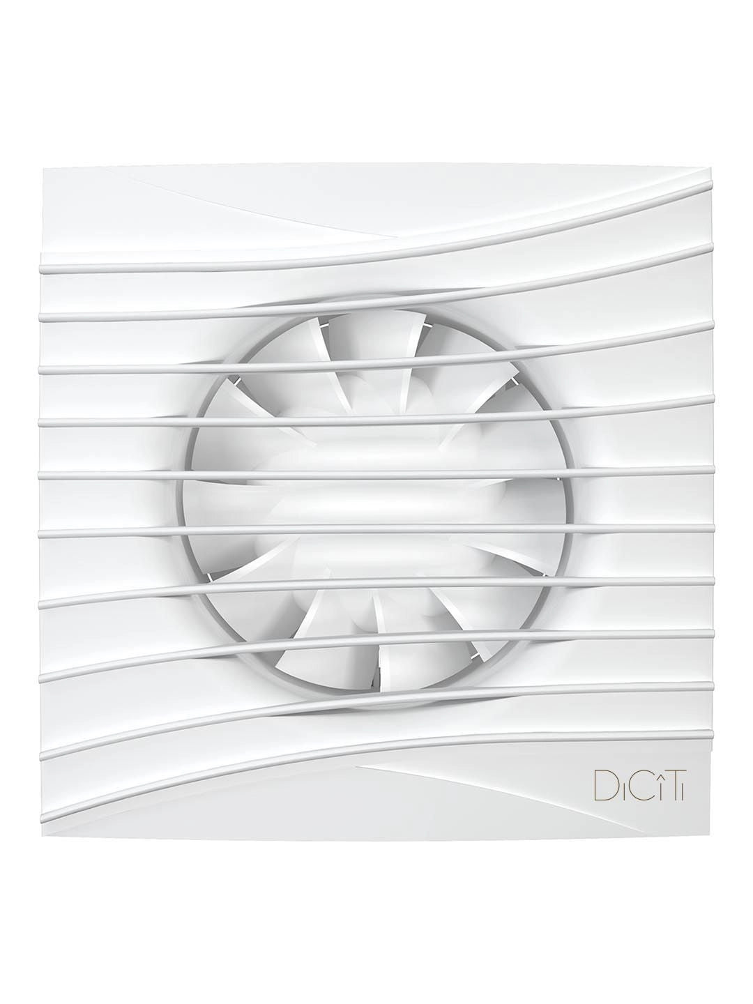 Ventilator baie SILENT 5C Matt White, Super Silent, Clapeta antiretur, Motor Long Life 40000h, Debit 180mc/h, Ø125mm, Matt White