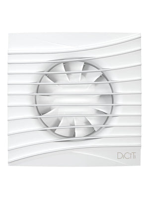 Ventilator baie SILENT 5C Matt White, Super Silent, Clapeta antiretur, Motor Long Life 40000h, Debit 180mc/h, Ø125mm, Matt White