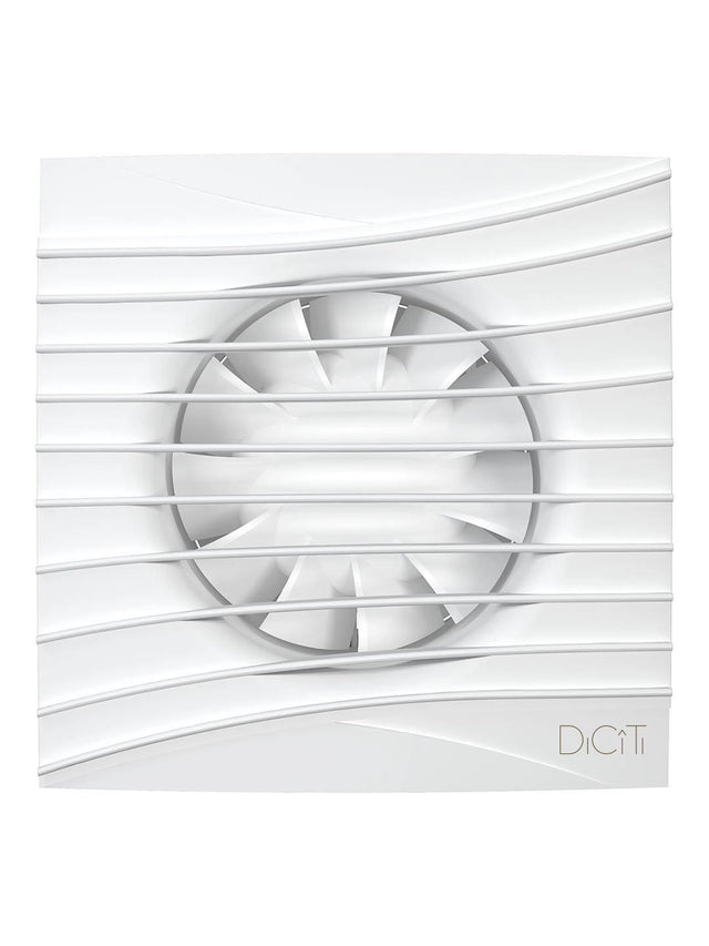 Ventilator baie SILENT 5C Matt White, Super Silent, Clapeta antiretur, Motor Long Life 40000h, Debit 180mc/h, Ø125mm, Matt White