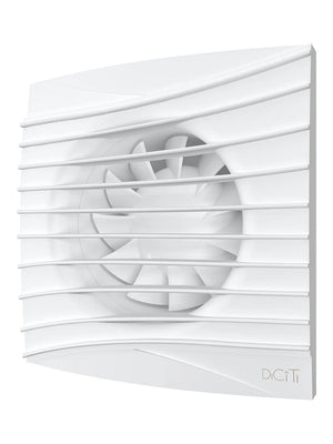 Ventilator baie SILENT 5C Matt White, Super Silent, Clapeta antiretur, Motor Long Life 40000h, Debit 180mc/h, Ø125mm, Matt White