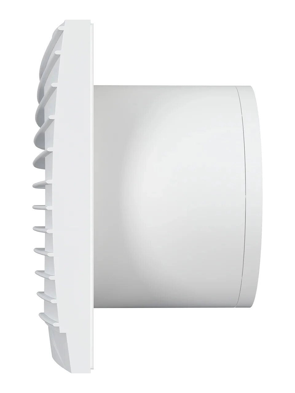 Ventilator baie SILENT 5C Matt White, Super Silent, Clapeta antiretur, Motor Long Life 40000h, Debit 180mc/h, Ø125mm, Matt White