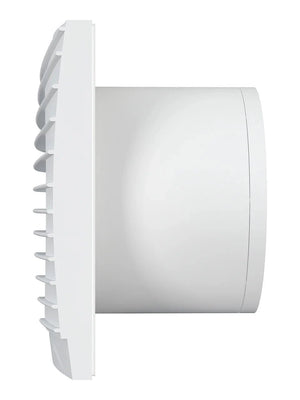 Ventilator baie SILENT 5C Matt White, Super Silent, Clapeta antiretur, Motor Long Life 40000h, Debit 180mc/h, Ø125mm, Matt White