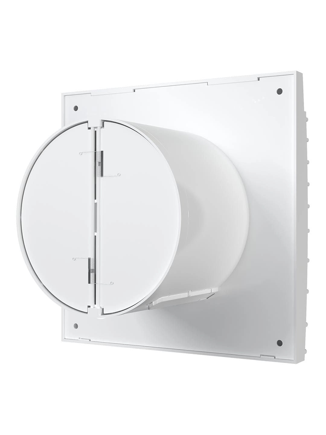 Ventilator baie SILENT 5C Matt White, Super Silent, Clapeta antiretur, Motor Long Life 40000h, Debit 180mc/h, Ø125mm, Matt White