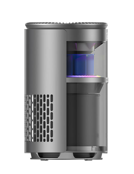 Purificator aer Dreo 530AS Smart, Wifi, 221 m³/h, Filtru 3 in 1 True HEPA, DREO HyperSilent™, 4 trepte de viteză, Mod Turbo, Mod Auto, Mod de noapte, Senzor calitate aer, Lumină ambientală, Până la 90 m², Negru