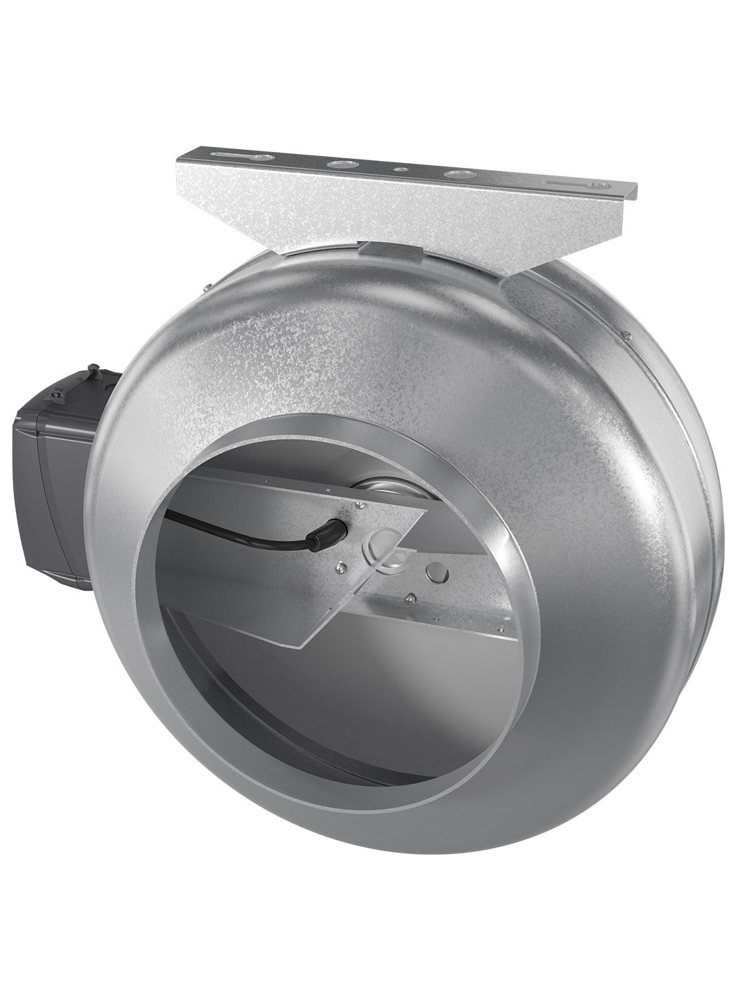 Ventilator centrifugal Squall D200 GDF Venteurope, Debit 935 mc/h, Diametru Ø200mm, Carcasa otel galvanizat
