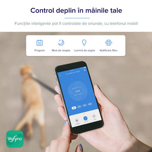Purificator de Aer Smart Levoit Core 200S Wi-Fi, Filtru 3 in 1 True HEPA, Carbon Activ, Remote Control, Super Silent, Alexa, Google Home, Touch Screen, Alb