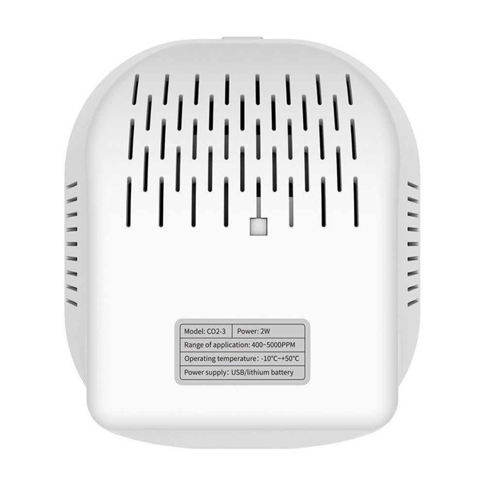 Monitor calitate aer CO2-3, detector CO2 dioxid de carbon, Temperatura, Umiditate, incarcare USB-C