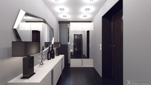 Ventilator baie AURA 4C Silent, Clapeta antiretur, Garantie 2 ani, Motor Long Life 40000h, Debit 90mc/h, Ø100mm Chrome
