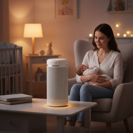 Aerotermă ceramică evoair Warmix 2200 Smart White, Wi-Fi, Control Aplicație SmartLife, Încălzire Ceramică PTC, Senzor Smart Motion, Telecomandă, Oscilație Automată, Timer 8h, Protecție Răsturnare, Ecran Tactil, Alb