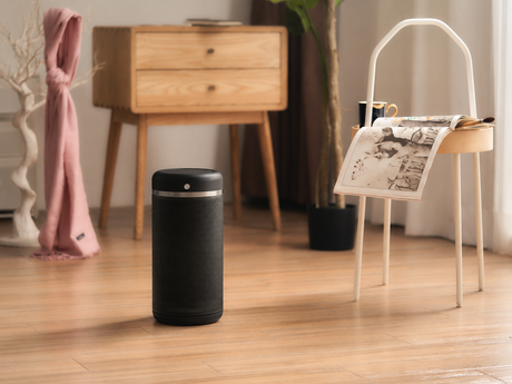 Aerotermă ceramică evoair Warmix 2200 Smart Black, Wi-Fi, Control Aplicație SmartLife, Încălzire Ceramică PTC, Senzor Smart Motion, Telecomandă, Oscilație Automată, Timer 8h, Protecție Răsturnare, Ecran Tactil, Negru.