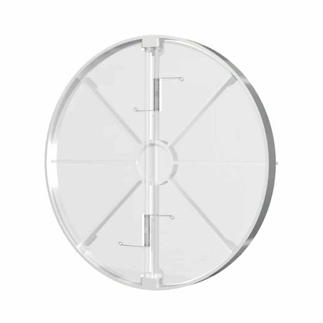 Clapeta antiretur pentru ventilator baie Ø150mm, plastic Alb