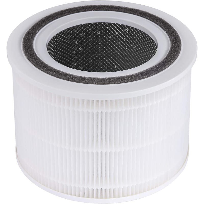 Filtru purificator de aer LEVOIT Core 300 / Core 300S / Core P350, 3 in 1, Pre filtru, Filtru True HEPA, Filtru de Carbon activ, Original, Alb