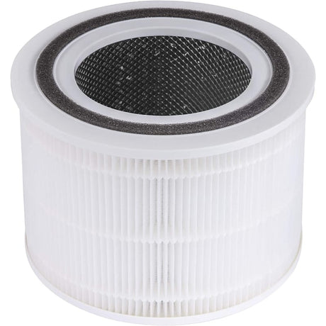 Filtru purificator de aer LEVOIT Core 300 / Core 300S / Core P350, 3 in 1, Pre filtru, Filtru True HEPA, Filtru de Carbon activ, Original, Alb