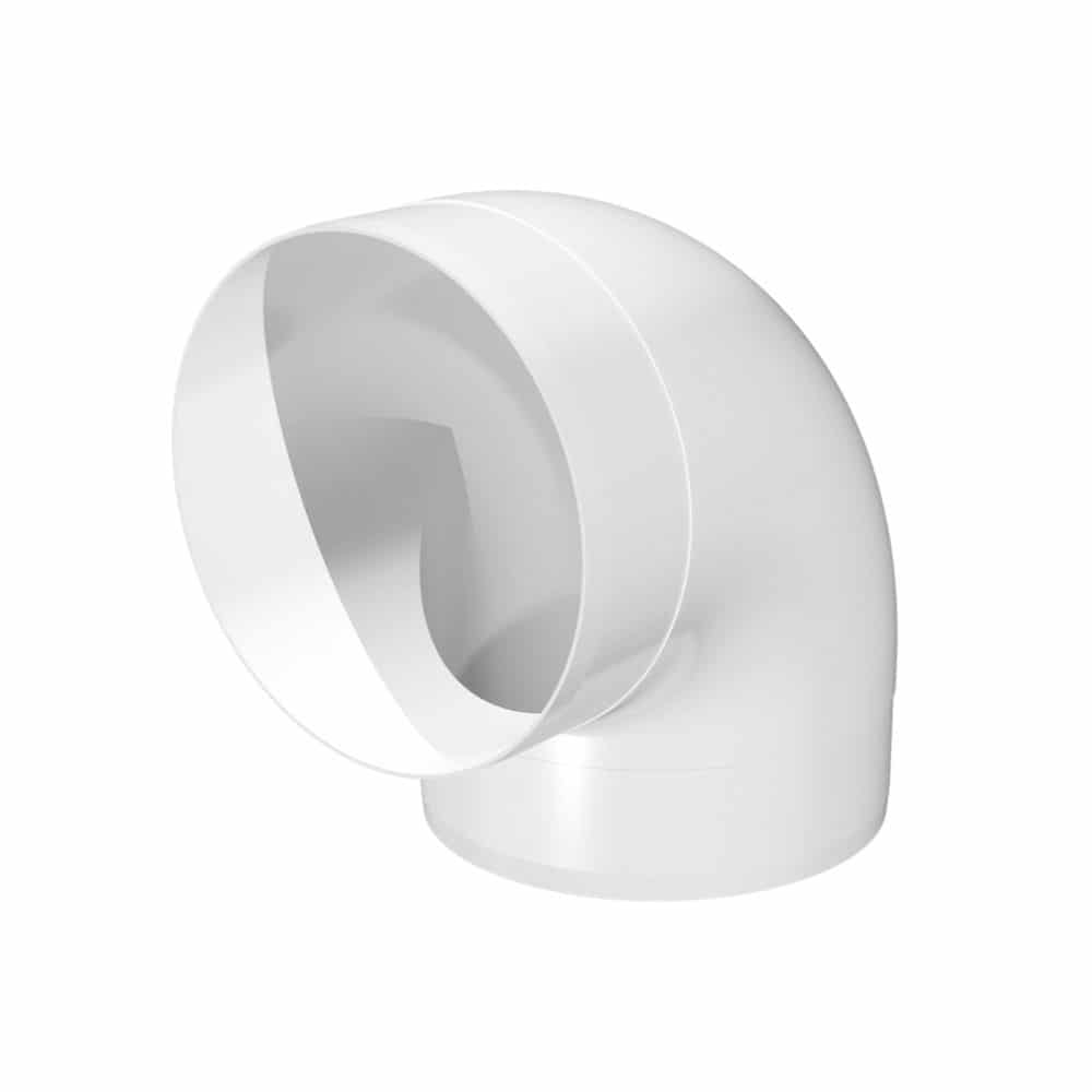 Cot Tubulatura Ø100mm, 90° PVC