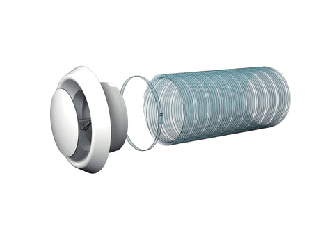 Valva aspiratie / Refulare cu flansa Ø125 mm, PVC