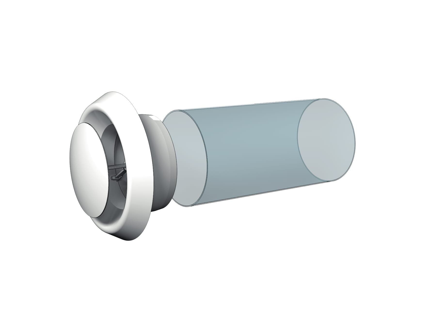 Valva aspiratie / Refulare cu flansa Ø125 mm, PVC