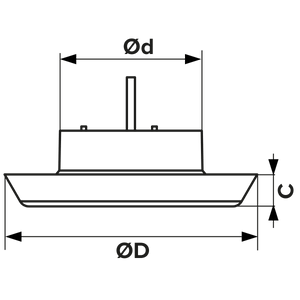Valva Aspiratie / Refulare cu flansa Ø160 mm, PVC