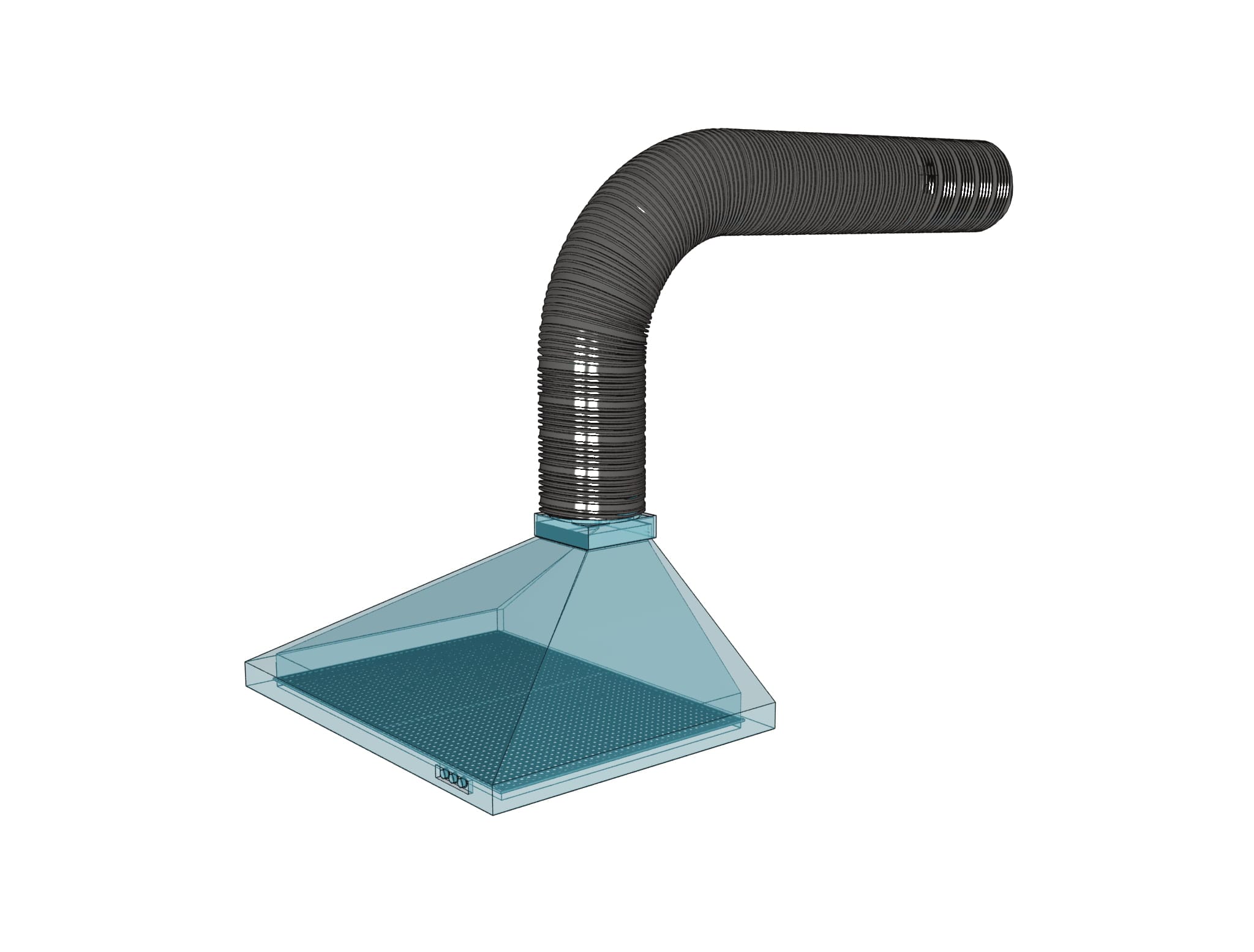 Tubulatura flexibila hota din aluminiu, Lungime 3M, Ø120mm