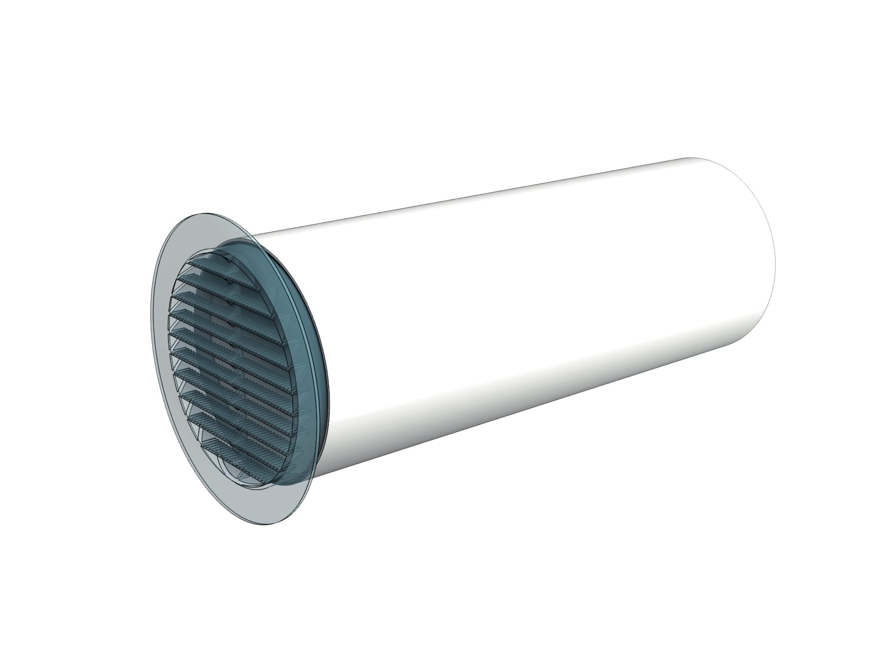 Tub Circular Ventilație (0.5M), Ø150mm, PVC
