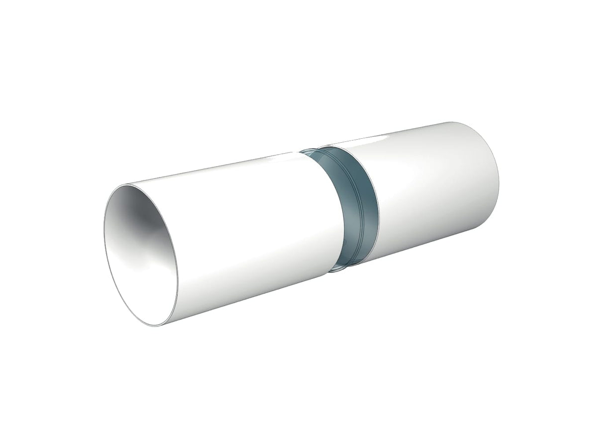 Tub Circular Ventilație (1.5M), Ø125mm, PVC
