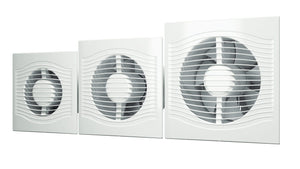 Ventilator baie SLIM 6C Super Silent, Garantie 2 ani, Clapeta antiretur, Motor Long Life 40000h, Debit 250mc/h, Ø150mm