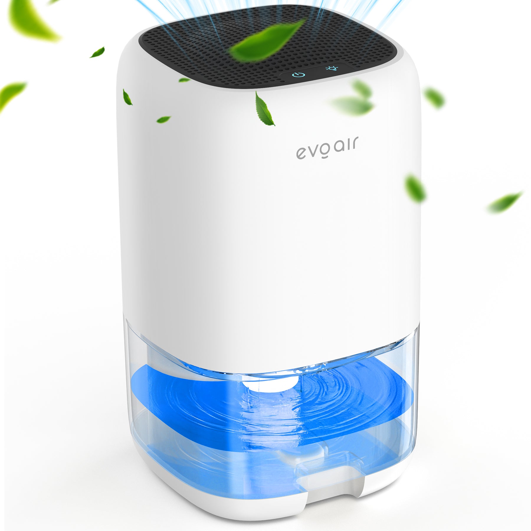Resigilat! Dezumidificator aer Evoair HUMIX300, 300ml/24h, Silentios, Lumina Ambientală în 7 culori, Rezervor 1l, Alb