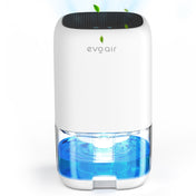 Dezumidificator aer Evoair HUMIX300, 300ml/24h, Silentios, Lumina Ambientală în 7 culori, Rezervor 1l, Alb