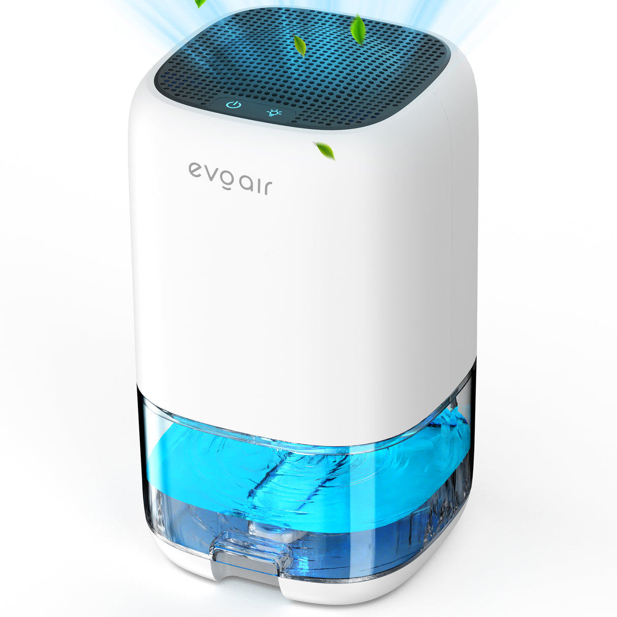 Dezumidificator aer Evoair HUMIX300, 300ml/24h, Silentios, Lumina Ambientală în 7 culori, Rezervor 1l, Alb