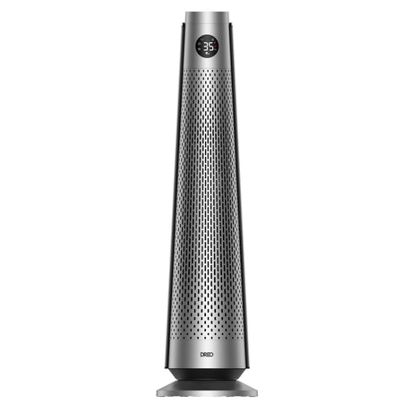 Aeroterma Dreo Solaris 818, 2000W, Heater Ceramica, Oscilatie 120°, Timer 12h, Display LED, 5 Trepte Incălzire, 3 Trepte Ventilare, Mod ECO, Termostat, Silentios, Telecomanda, Argintiu