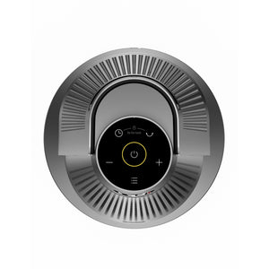 Resigilat! Aeroterma Dreo Solaris 818, 2000W, Heater Ceramica, Oscilatie 120°, Timer 12h, Display LED, 5 Trepte Incălzire, 3 Trepte Ventilare, Mod ECO, Termostat, Silentios, Telecomanda, Argintiu