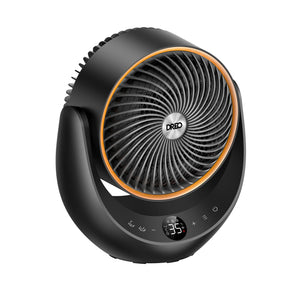 Aeroterma Dreo Atom 715, 2000W, Heater Ceramica, Oscilație verticală 45°, Oscilație orizontală 70°, Timer 12h, Display LED, 3 Trepte Ventilare, 3 Trepte Incălzire, Mod ECO, Termostat, Silentios, Telecomanda, Negru