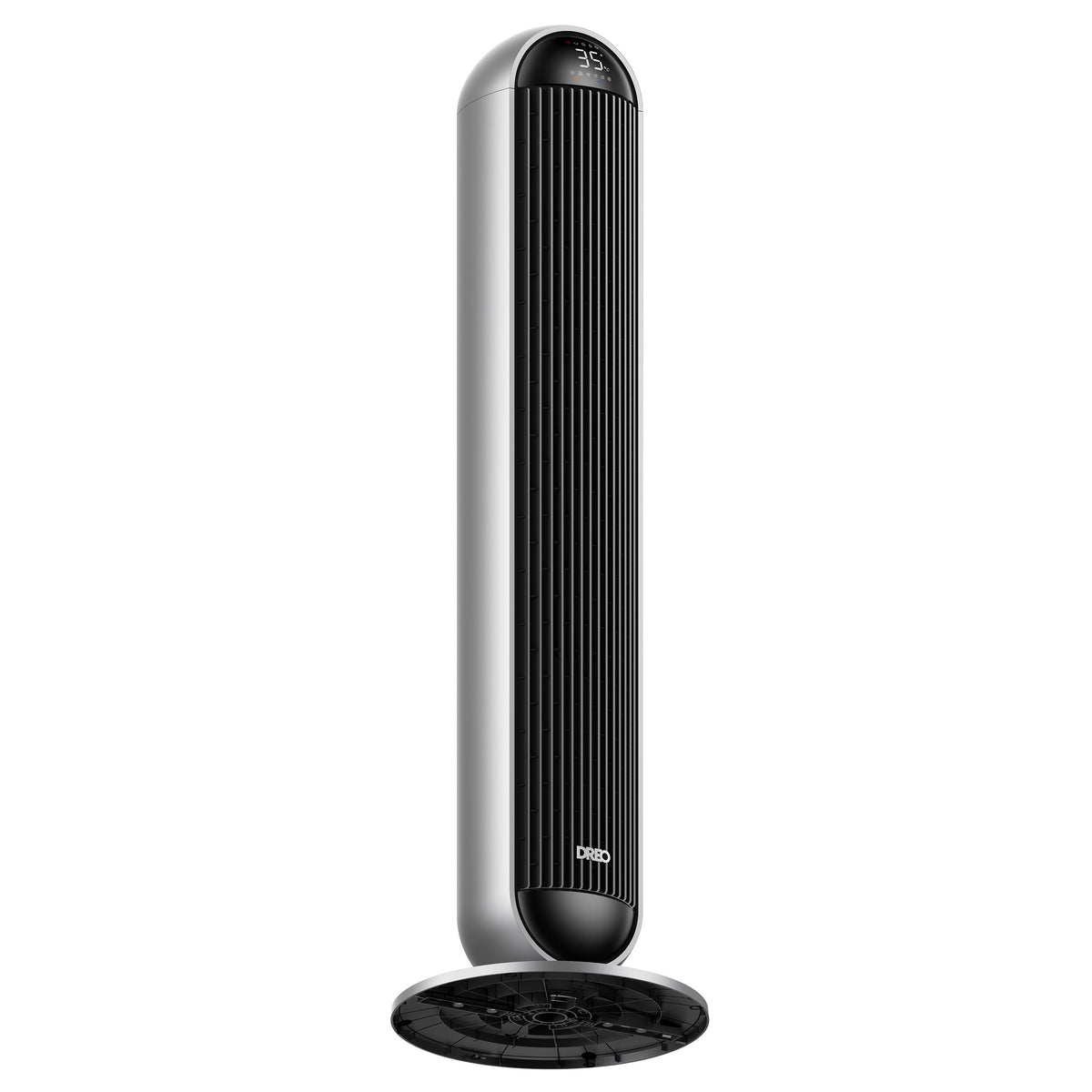 Resigilat! Aeroterma 2in1 Dreo 806S, Heater 2000W, Ventilator Turn, Heater Ceramica, Oscilatie 120°, Timer 12h, Display LED, 5 Trepte Incălzire, 12 Trepte Ventilare, DREO App, FortPlug, TurboSilent, Mod ECO, Termostat, Telecomanda, Negru&Argintiu