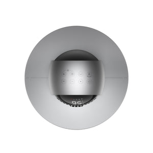 Resigilat! Aeroterma 2in1 Dreo 806S, Heater 2000W, Ventilator Turn, Heater Ceramica, Oscilatie 120°, Timer 12h, Display LED, 5 Trepte Incălzire, 12 Trepte Ventilare, DREO App, FortPlug, TurboSilent, Mod ECO, Termostat, Telecomanda, Negru&Argintiu
