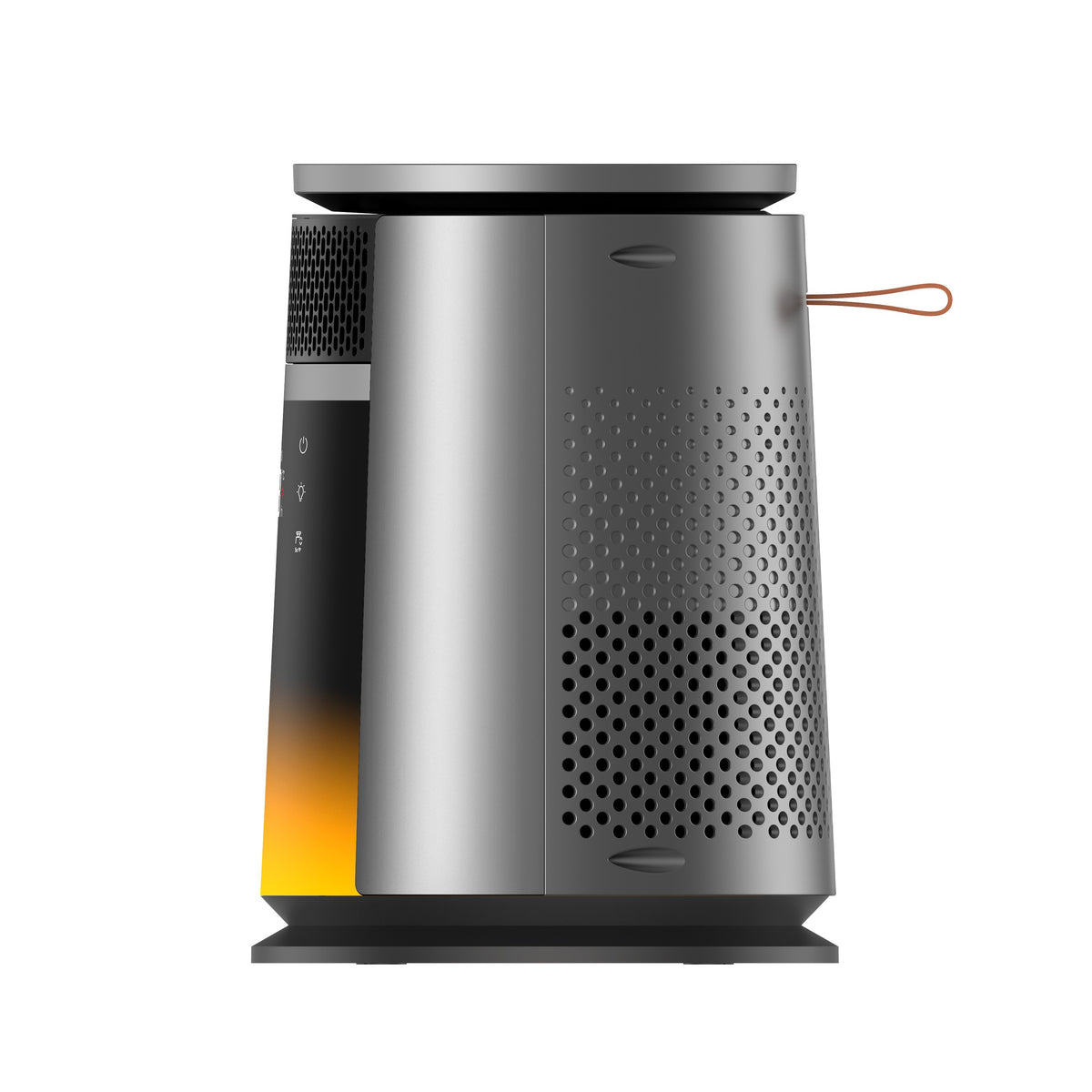Resigilat! Aeroterma Dreo 720S, 2000W, Heater Ceramica, Timer 12h, Display LED, Iluminare RGB 5 culori, 3 Trepte Incălzire, 3 Trepte Ventilare, Mod ECO, Termostat, Silentios, Telecomanda, Negru&Argintiu