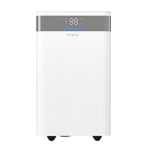 Dezumidificator Evoair ComfoDry10, 10l/24h, Silentios, Senzor de Umiditate, Uscare Rufe, Mod Noapte, Lumină Ambientală, Drenaj Continuu, Alb