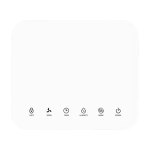 Dezumidificator Evoair ComfoDry10, 10l/24h, Silentios, Senzor de Umiditate, Uscare Rufe, Mod Noapte, Lumină Ambientală, Drenaj Continuu, Alb