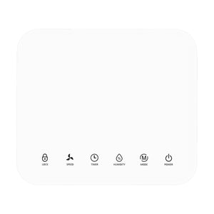 Dezumidificator Evoair ComfoDry20, 20l/24h, Silentios, Senzor de Umiditate, Uscare Rufe, Mod Noapte, Lumină Ambientală, Drenaj Continuu, Rezervor 4l, Alb