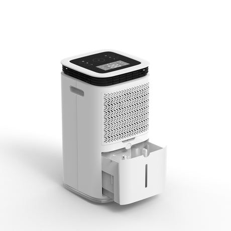 Dezumidificator Evoair, FlexiDry 16 Smart, 16l/24h, Senzor de Umiditate, Functie Ionizare, Uscare Rufe, Rezervor 2.2l, Alb