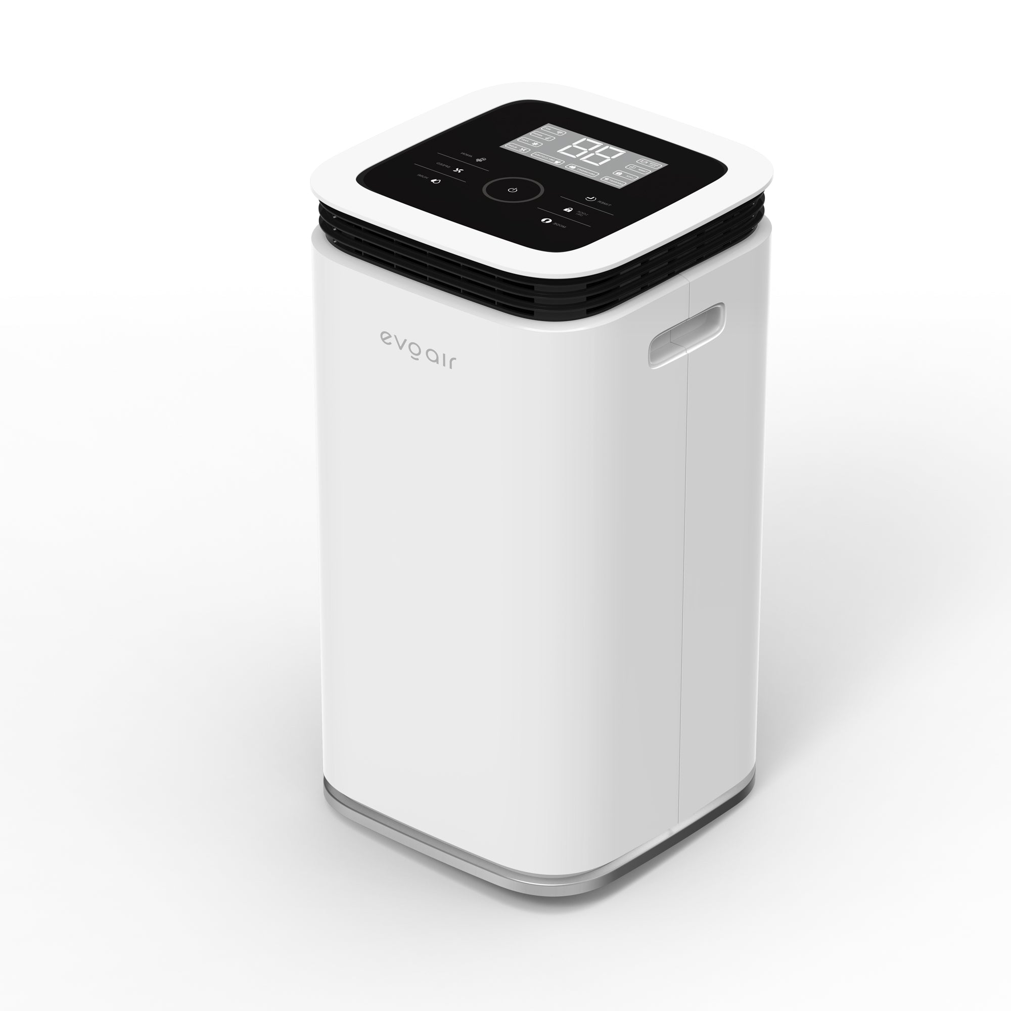 Resigilat! Dezumidificator Evoair, FlexiDry 12 Smart, 12l/24h, Senzor de Umiditate, Functie Ionizare, Uscare Rufe, Rezervor 2.2l, Alb