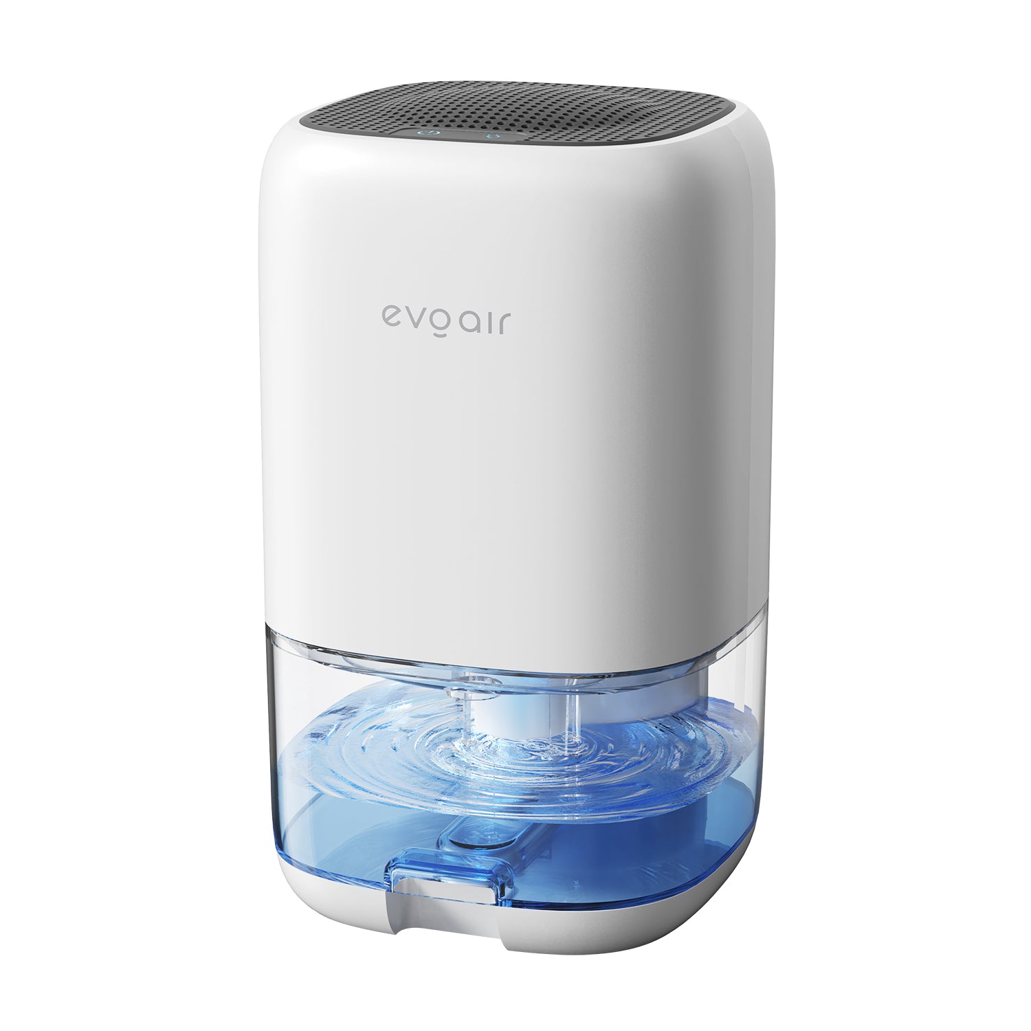 Dezumidificator aer Evoair HUMIX300, 300ml/24h, Silentios, Lumina Ambientală în 7 culori, Rezervor 1l, Alb