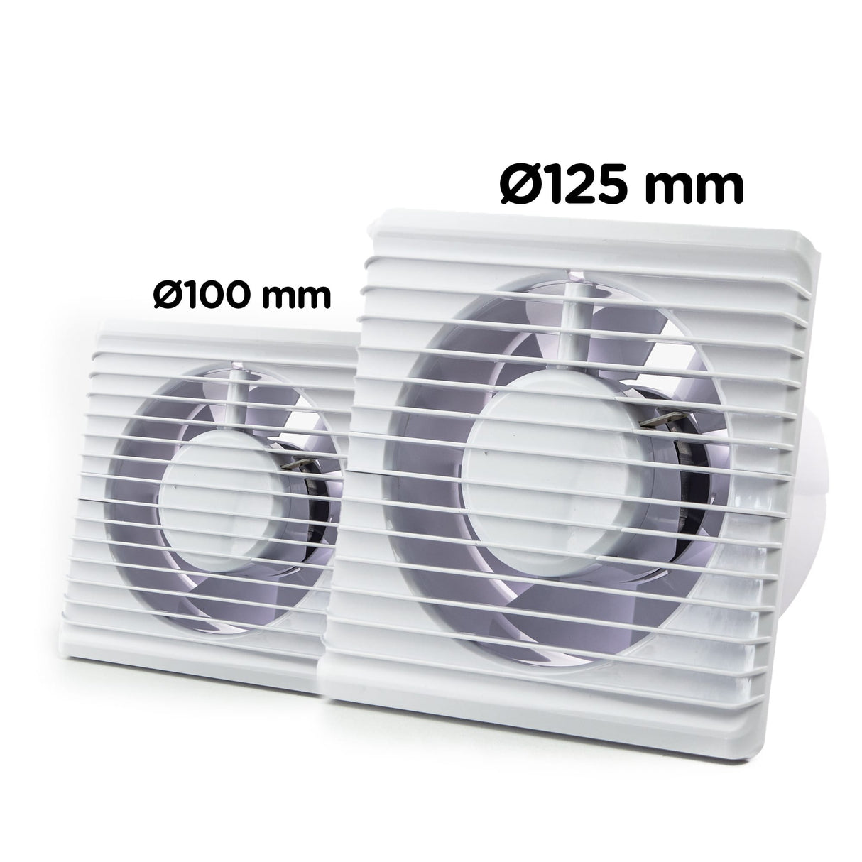 Ventilator axial baie Planet Energy Ø 125 S, Super Silent, Debit 140 m³/h, Garantie 2 ani, Alb