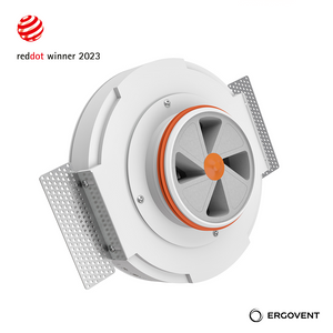 Grilă de ventilație încastrată în rigips Ergovent RONDO100