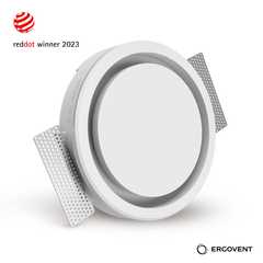 Grilă de ventilație încastrată în rigips Ergovent RONDO125