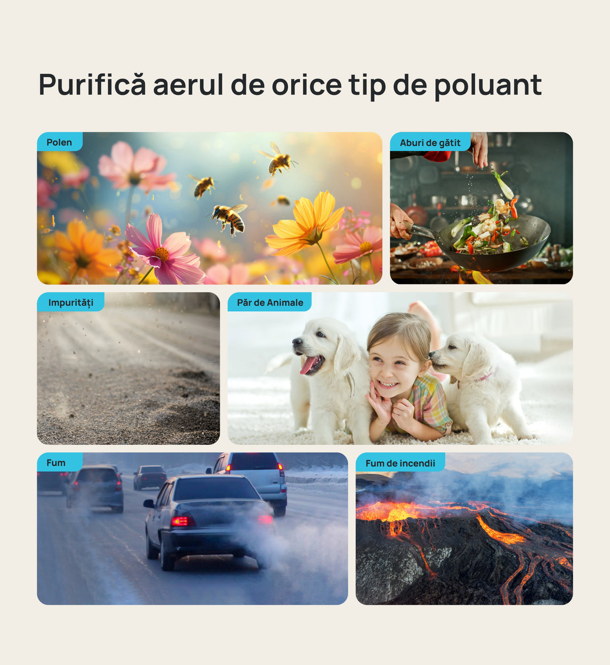Resigilat! Purificator aer Dreo 337S Smart, Wifi, 243 m³/h, Filtru 3 in 1 H 13 True HEPA, Senzor calitate aer, 4 trepte de viteză, Mod Turbo, Mod Auto, Mod de noapte, Lumină ambientală, Până la 99 m³, Alb